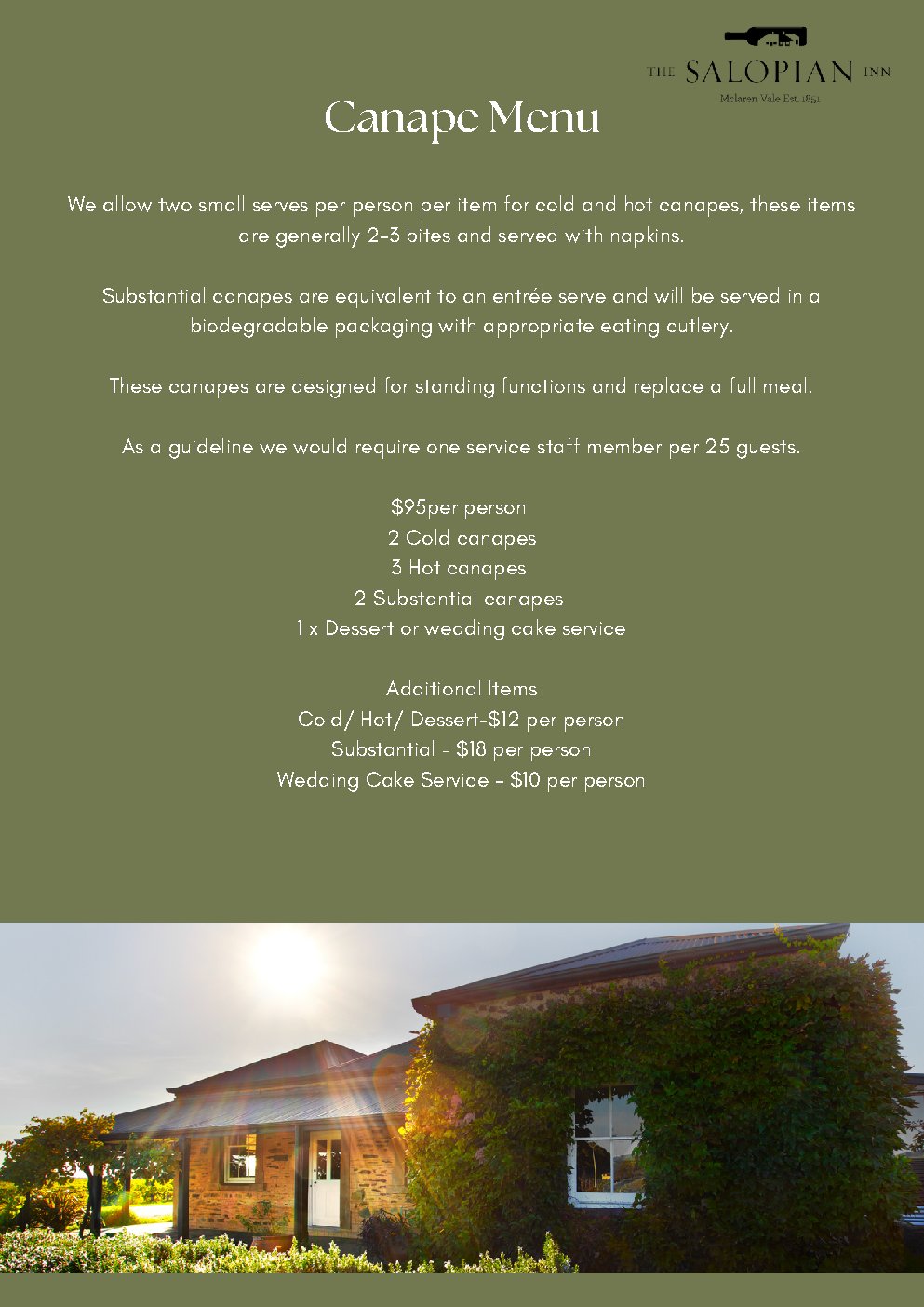 Outside Catering & Events Information Pack — page 7 of 22