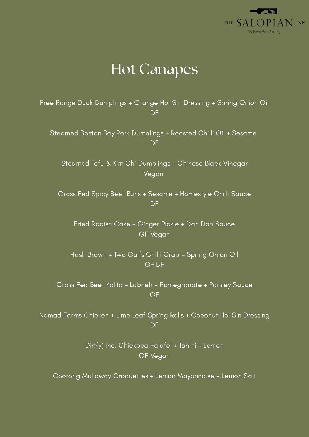 Outside Catering & Events Information Pack — page 10 of 22
