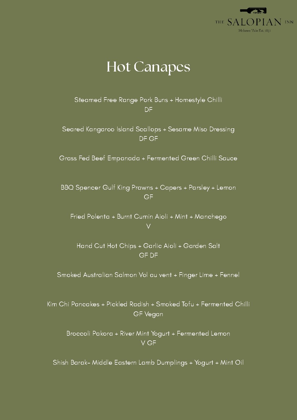 Outside Catering & Events Information Pack — page 11 of 22