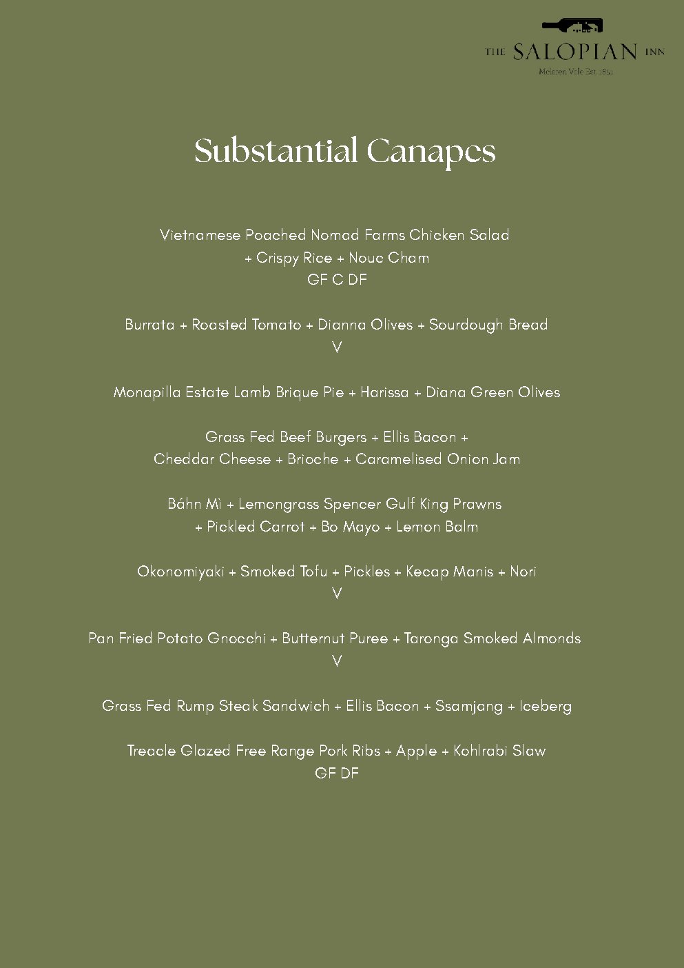 Outside Catering & Events Information Pack — page 12 of 22