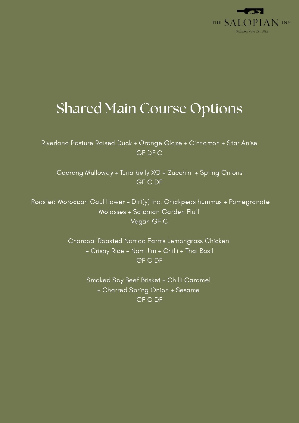 Outside Catering & Events Information Pack — page 19 of 22