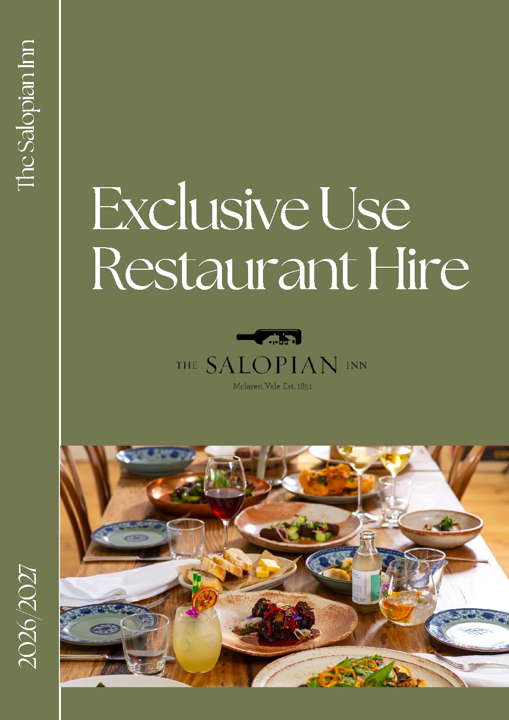 Exclusive Use & Restaurant Hire Information Pack — page 1 of 15