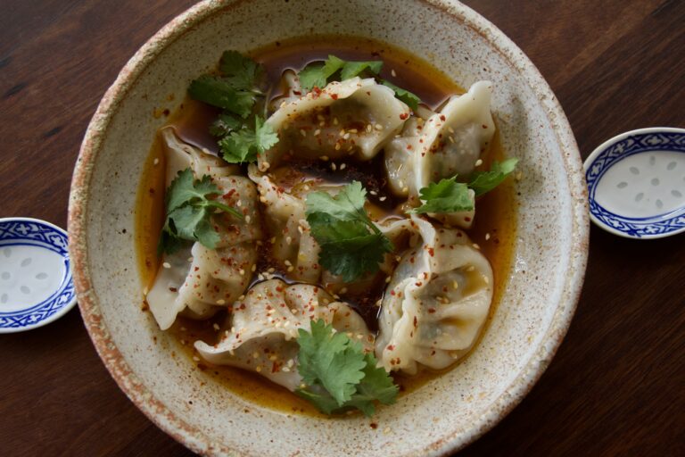 Dumplings Bramble pottery bowl 2