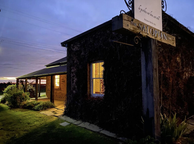 The Salopian Inn sunset