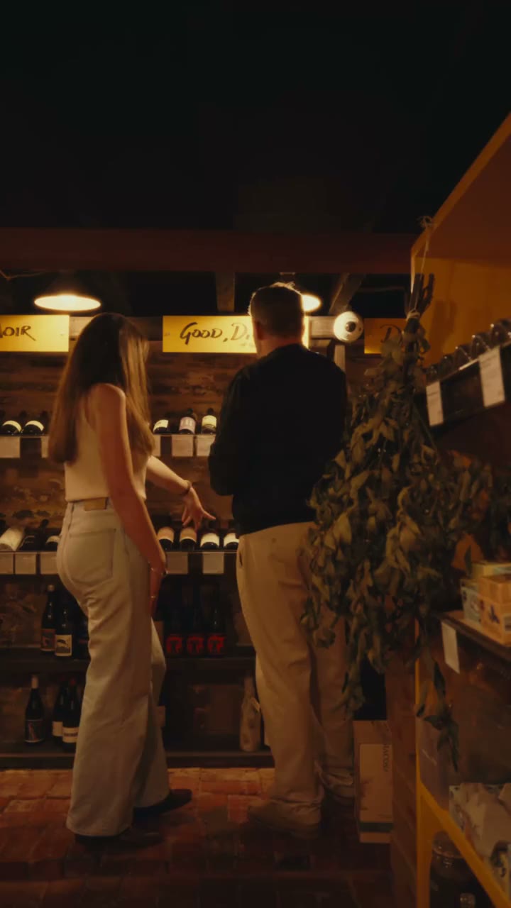 Guests exploring the wine cellar at The Salopian Inn